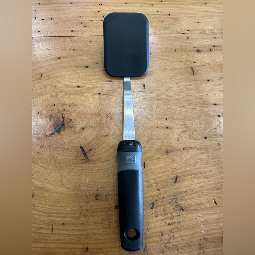 Good Cook Turner Spatula Stainless Steel and Black Nylon 12 inch Cooking